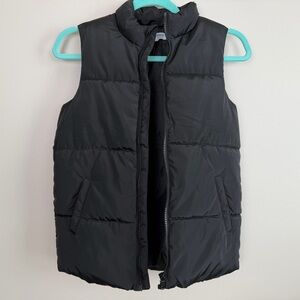Ci Sono Kids Black Puffer Vest 12/14 Large